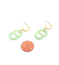 Load image into Gallery viewer, Jade Round Earrings
