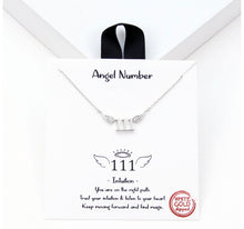 Load image into Gallery viewer, 111 Intuition Necklace *White Gold Dipped*
